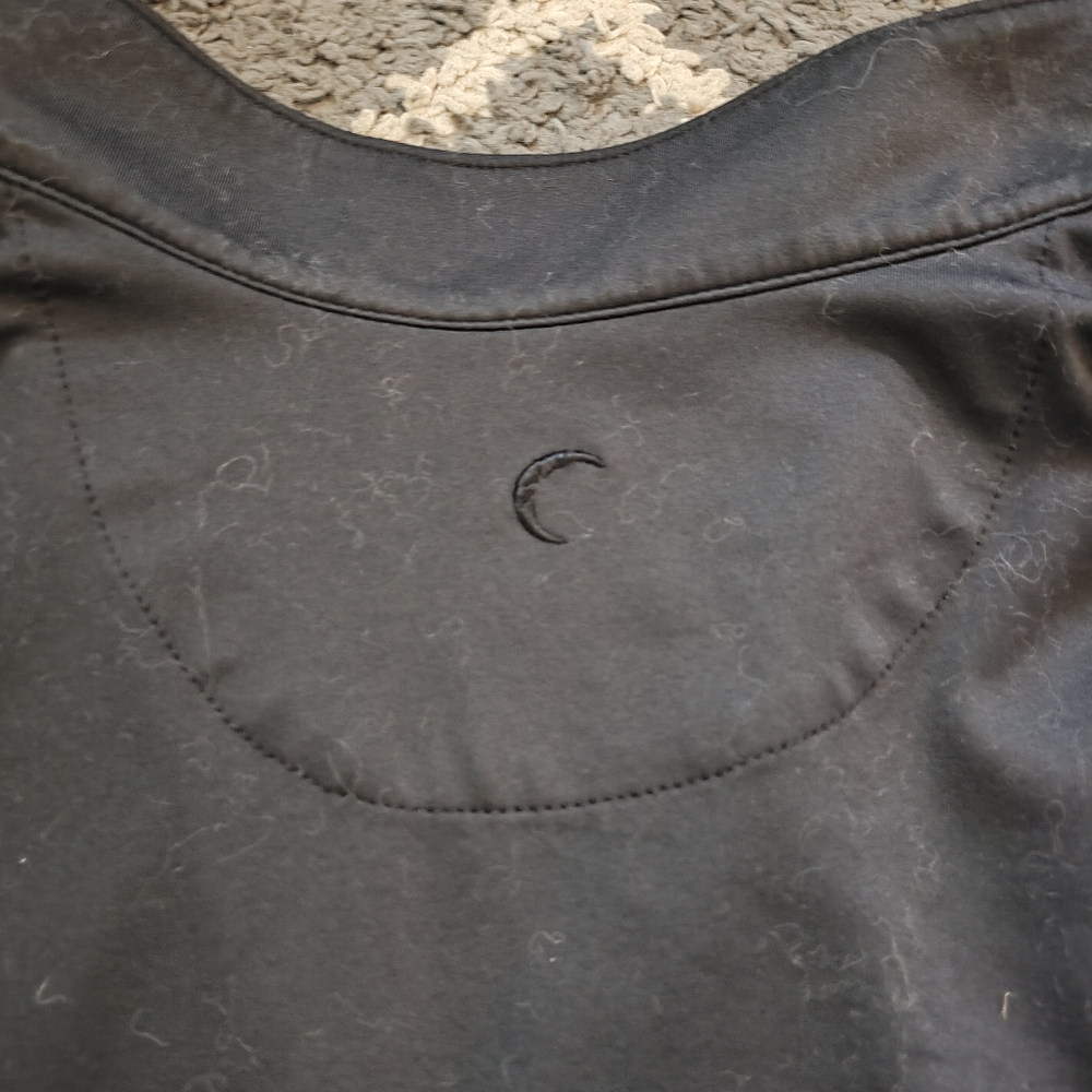 Zyia active 1/4 zip black long sleeve medium - Picture 4 of 4